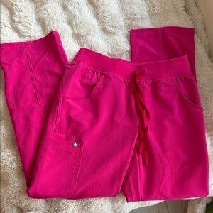 Figs Women's Vibrant Pink Joggers